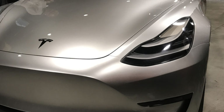 Cambios en un Tesla Model 3 Concept